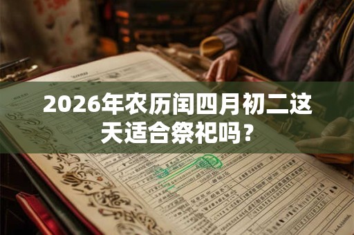 2026年农历闰四月初二这天适合祭祀吗？