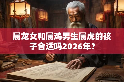 属龙女和属鸡男生属虎的孩子合适吗2026年？