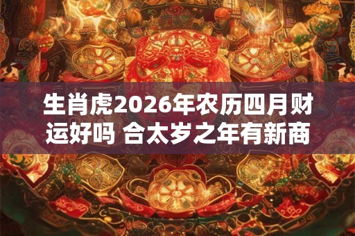 生肖虎2026年农历四月财运好吗 合太岁之年有新商机出现