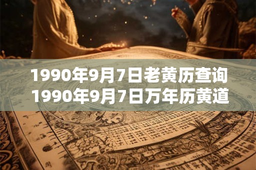 1990年9月7日老黄历查询 1990年9月7日万年历黄道吉日