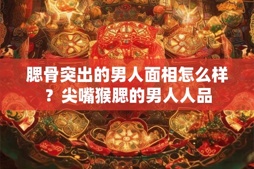 腮骨突出的男人面相怎么样？尖嘴猴腮的男人人品