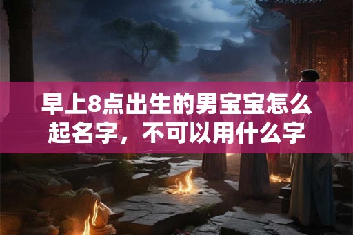 早上8点出生的男宝宝怎么起名字，不可以用什么字