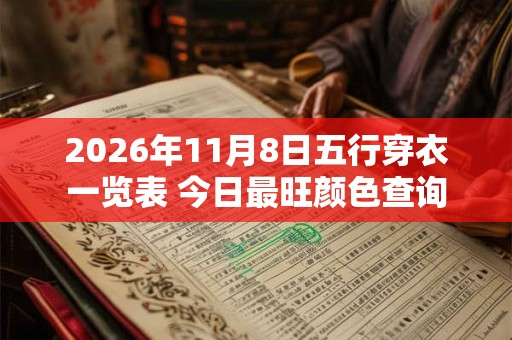 2026年11月8日五行穿衣一览表 今日最旺颜色查询