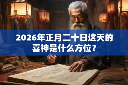 2026年正月二十日这天的喜神是什么方位？