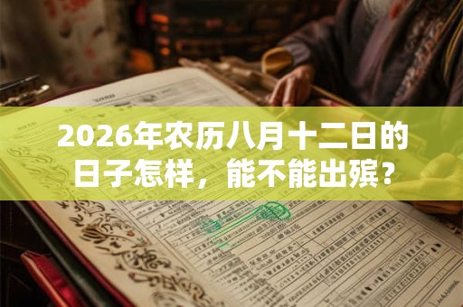 2026年农历八月十二日的日子怎样，能不能出殡？