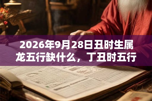 2026年9月28日丑时生属龙五行缺什么，丁丑时五行缺什么