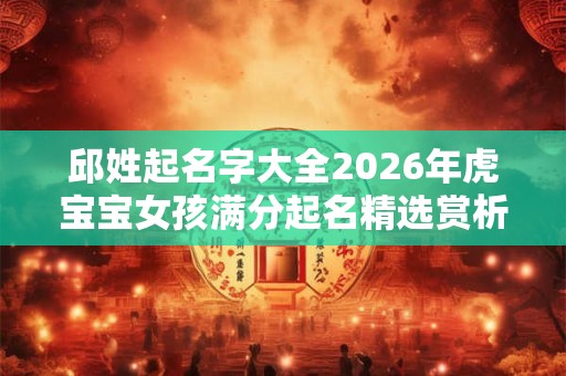 邱姓起名字大全2026年虎宝宝女孩满分起名精选赏析