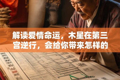 解读爱情命运，木星在第三宫逆行，会给你带来怎样的影响