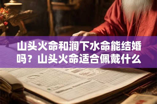 山头火命和涧下水命能结婚吗？山头火命适合佩戴什么？