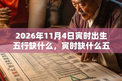 2026年11月4日寅时出生五行缺什么，寅时缺什么五行