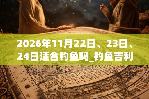 2026年11月22日、23日、24日适合钓鱼吗_钓鱼吉利吗