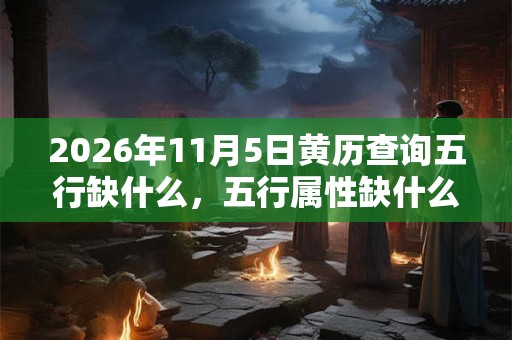 2026年11月5日黄历查询五行缺什么，五行属性缺什么