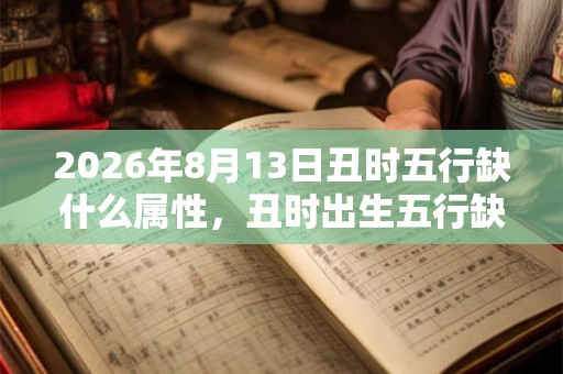 2026年8月13日丑时五行缺什么属性，丑时出生五行缺什么