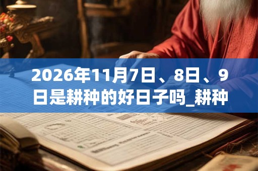 2026年11月7日、8日、9日是耕种的好日子吗_耕种可以吗