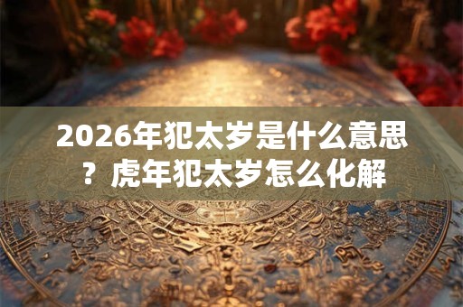 2026年犯太岁是什么意思？虎年犯太岁怎么化解
