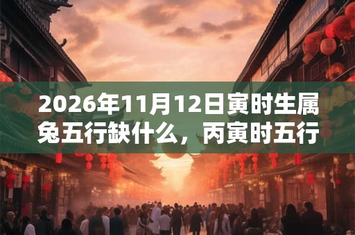 2026年11月12日寅时生属兔五行缺什么，丙寅时五行缺什么