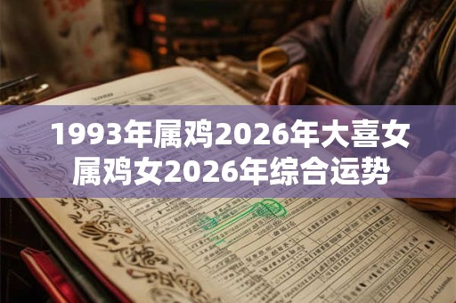 1993年属鸡2026年大喜女 属鸡女2026年综合运势