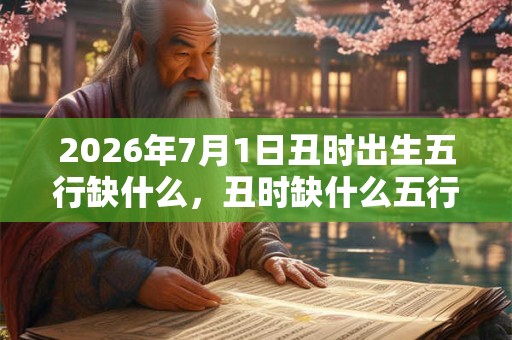 2026年7月1日丑时出生五行缺什么，丑时缺什么五行