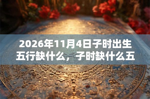 2026年11月4日子时出生五行缺什么，子时缺什么五行