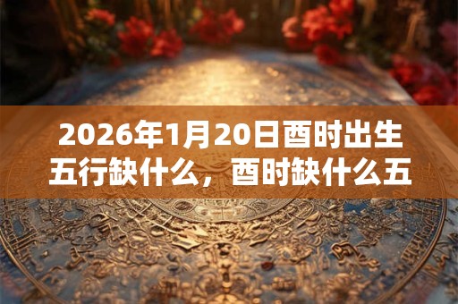 2026年1月20日酉时出生五行缺什么，酉时缺什么五行