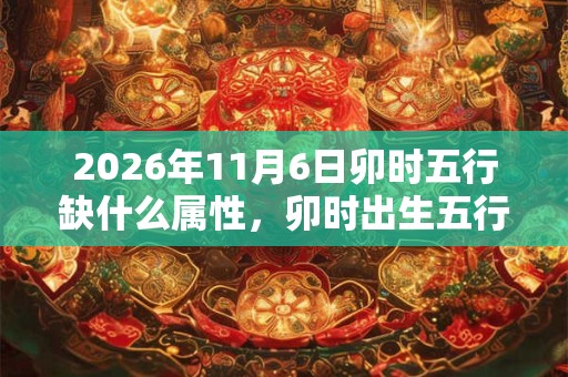 2026年11月6日卯时五行缺什么属性，卯时出生五行缺什么