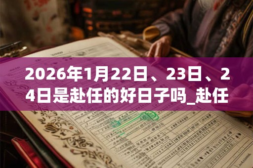2026年1月22日、23日、24日是赴任的好日子吗_赴任可以吗