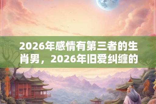 2026年感情有第三者的生肖男，2026年旧爱纠缠的生肖