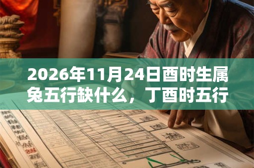 2026年11月24日酉时生属兔五行缺什么，丁酉时五行缺什么