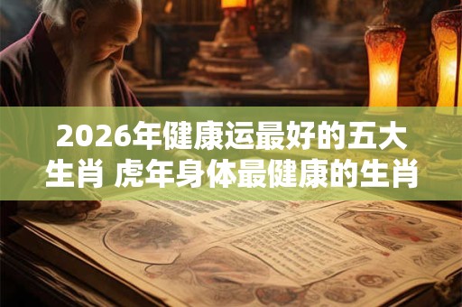2026年健康运最好的五大生肖 虎年身体最健康的生肖