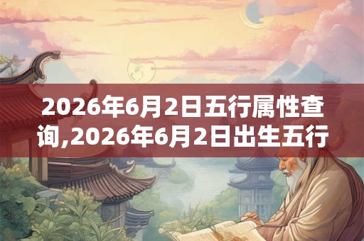 2026年6月2日五行属性查询,2026年6月2日出生五行属什么