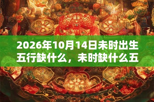 2026年10月14日未时出生五行缺什么，未时缺什么五行
