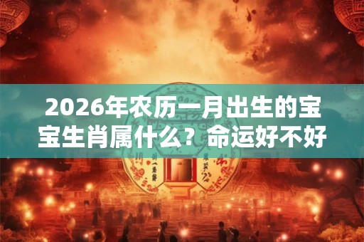 2026年农历一月出生的宝宝生肖属什么？命运好不好？
