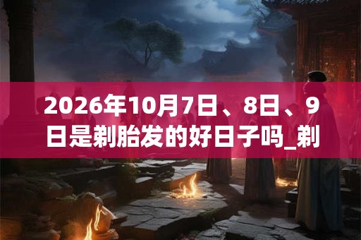 2026年10月7日、8日、9日是剃胎发的好日子吗_剃胎发可以吗