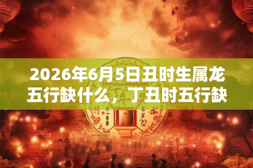 2026年6月5日丑时生属龙五行缺什么，丁丑时五行缺什么
