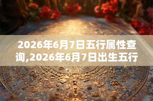 2026年6月7日五行属性查询,2026年6月7日出生五行属什么
