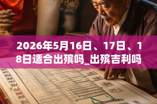 2026年5月16日、17日、18日适合出殡吗_出殡吉利吗