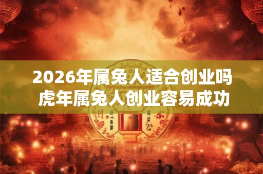 2026年属兔人适合创业吗 虎年属兔人创业容易成功吗 2026年属兔人适合创业吗 虎年属兔人创业容易成功吗