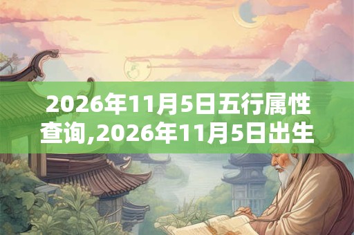 2026年11月5日五行属性查询,2026年11月5日出生五行属什么