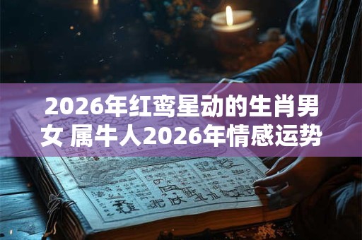 2026年红鸾星动的生肖男女 属牛人2026年情感运势旺盛