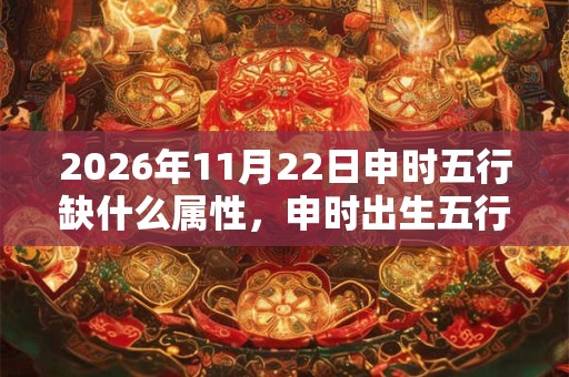 2026年11月22日申时五行缺什么属性,申时出生五行缺什么 2026年11月22日申时五行缺什么属性,申时出生五行缺什么