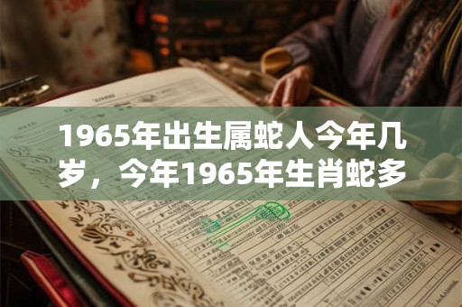1965年出生属蛇人今年几岁，今年1965年生肖蛇多大