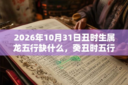 2026年10月31日丑时生属龙五行缺什么，癸丑时五行缺什么