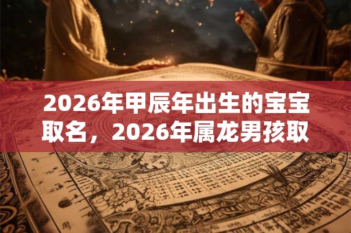 2026年甲辰年出生的宝宝取名,2026年属龙男孩取名最佳字 2026年甲辰年出生的宝宝取名,2026年属龙男孩取名最佳字