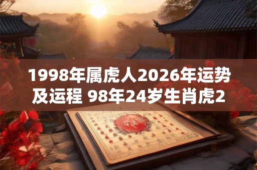 1998年属虎人2026年运势及运程 98年24岁生肖虎2026年每月运势