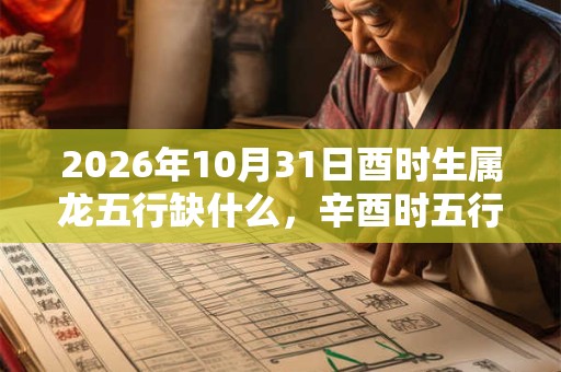 2026年10月31日酉时生属龙五行缺什么，辛酉时五行缺什么
