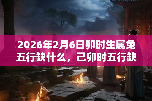 2026年2月6日卯时生属兔五行缺什么，己卯时五行缺什么