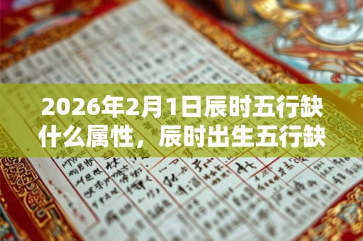 2026年2月1日辰时五行缺什么属性，辰时出生五行缺什么