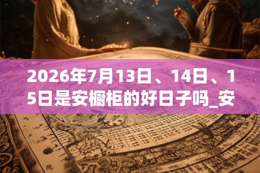 2026年7月13日、14日、15日是安橱柜的好日子吗_安橱柜可以吗