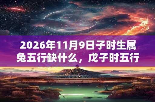 2026年11月9日子时生属兔五行缺什么，戊子时五行缺什么
