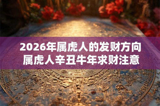 2026年属虎人的发财方向 属虎人辛丑牛年求财注意事项